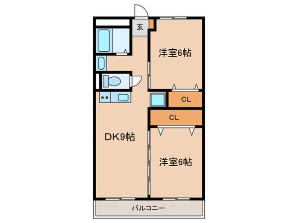 ピアチェーレ江南の物件間取画像